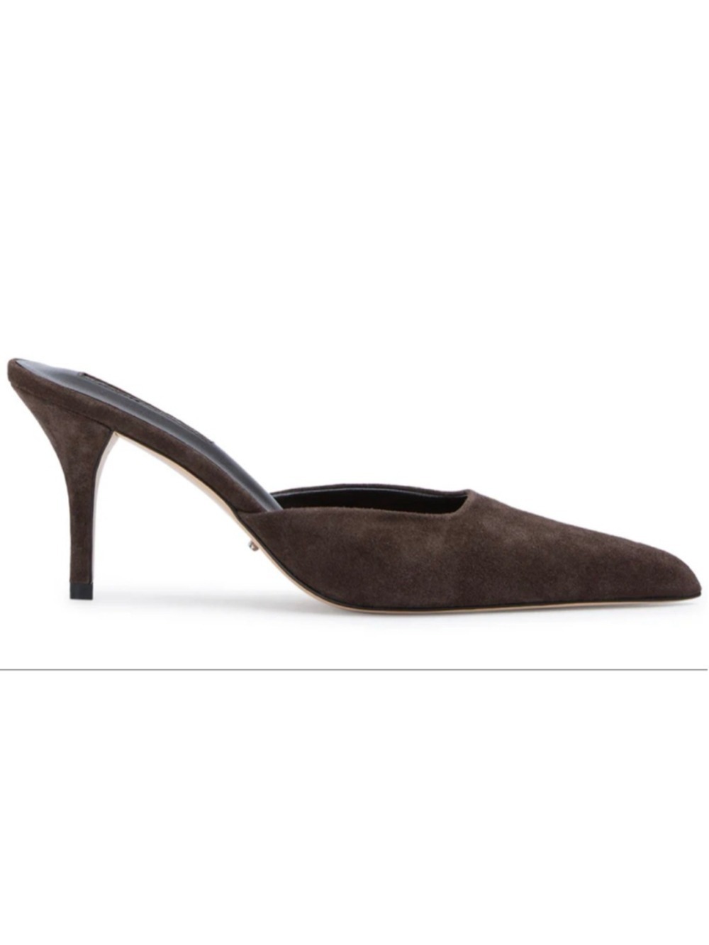 NewTony Bianco Cosmic Espresso Suede Mules Size 9 Brown - Picture 2 of 9